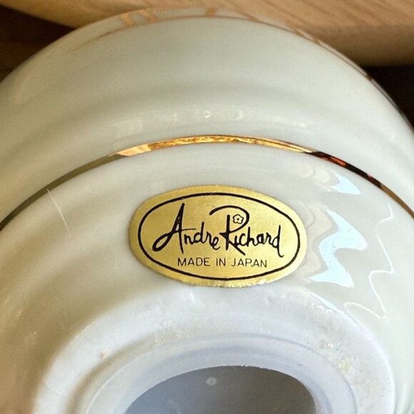 2 Vtg 24K Gold Andre Richard Potpourri Christmas Ornaments The Three Kings Japan - Picture 5 of 9